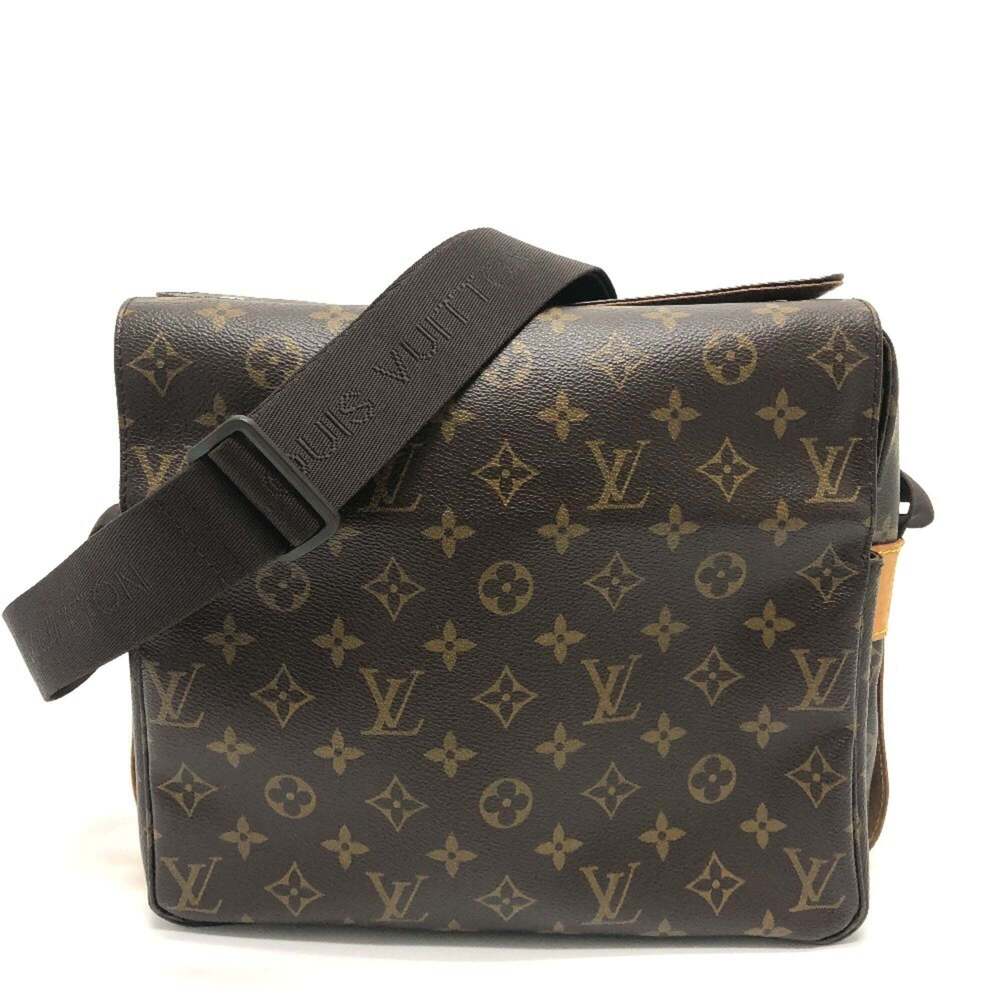 LOUIS VUITTON Authentic Brown Monogram Canvas Messenger Shoulder Bag - Picture 1 of 16
